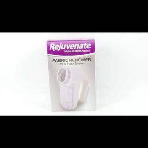 Rejuvenate Electric Fabric Renewer Pill and Fuzz Shaver White